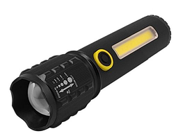Акумуляторний ручний ліхтарик C71-P50+COB Ліхтар (3 режими)