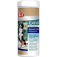 Пивные дрожжи для собак крупных пород 8in1 Excel «Brewers Yeast Large Breed» для кожи и шерсти 80 таблеток