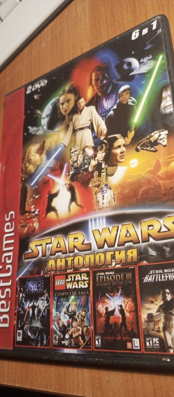 Ігри на PS2 Star wars антологія набір 2 диски