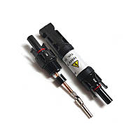 Діод блокувальний для сонячних панелей з роз’ємами MC4 | 1000В 30А, 4мм², IP67