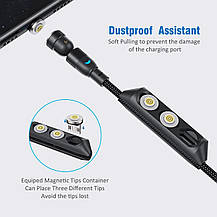 Магнітний кабель для заряджання мобільних пристроїв A.S 540 Degree Magnetic Charging Cable, Amazon, Німеччина, фото 2