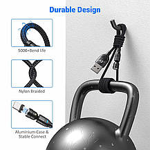 Магнітний кабель для заряджання мобільних пристроїв A.S 540 Degree Magnetic Charging Cable, Amazon, Німеччина, фото 3