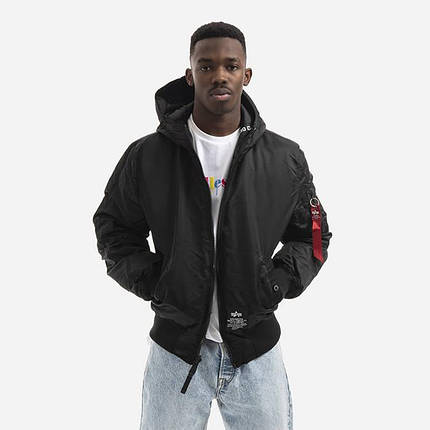 Зимова чоловіча куртка Alpha Industries Hooded Puffer FD Rev (198117 515), фото 1