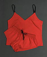 Модний червоний комплект, майка + шорти.