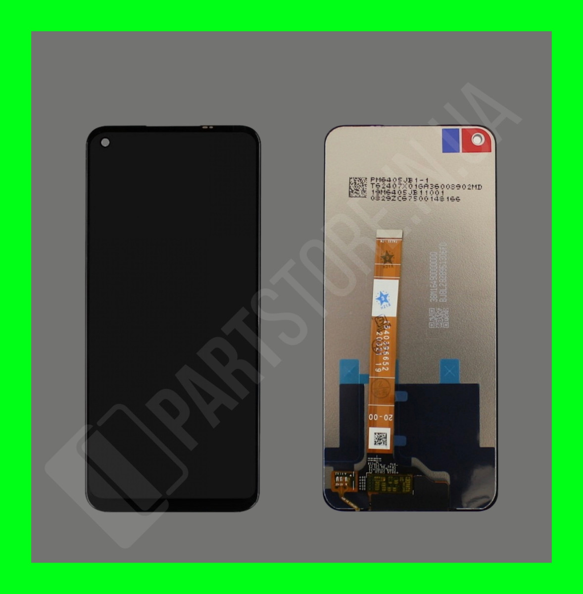 Дисплей Oppo A52/A72/A92 із сенсором, чорний (оригінальні комплектуючі)