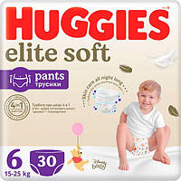 Трусики-підгузки Huggies Elite Soft Pants 6/XXL (15-25кг) 30 шт