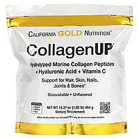 Рибний колаген, гіалуронова кислота та вітамін С, CollagenUP 5000, California Gold Nutrition, 464 г