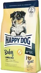 Корм для цуценят безглютеновий Хепі Дог Бебі Happy Dog Baby Lamb&Rice з ягнятком та рисом 4 кг