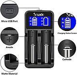 Інтелектуальний зарядний пристрій SEWE, РК-монітор, універсальний для акумуляторів, фото 2