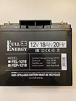Аккумулятор 12V 18Аh AGM Full Energy FEP-1218