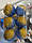 Набір кульок ялинкових Україна 6 шт, ялинкові іграшки Україна, фото 2