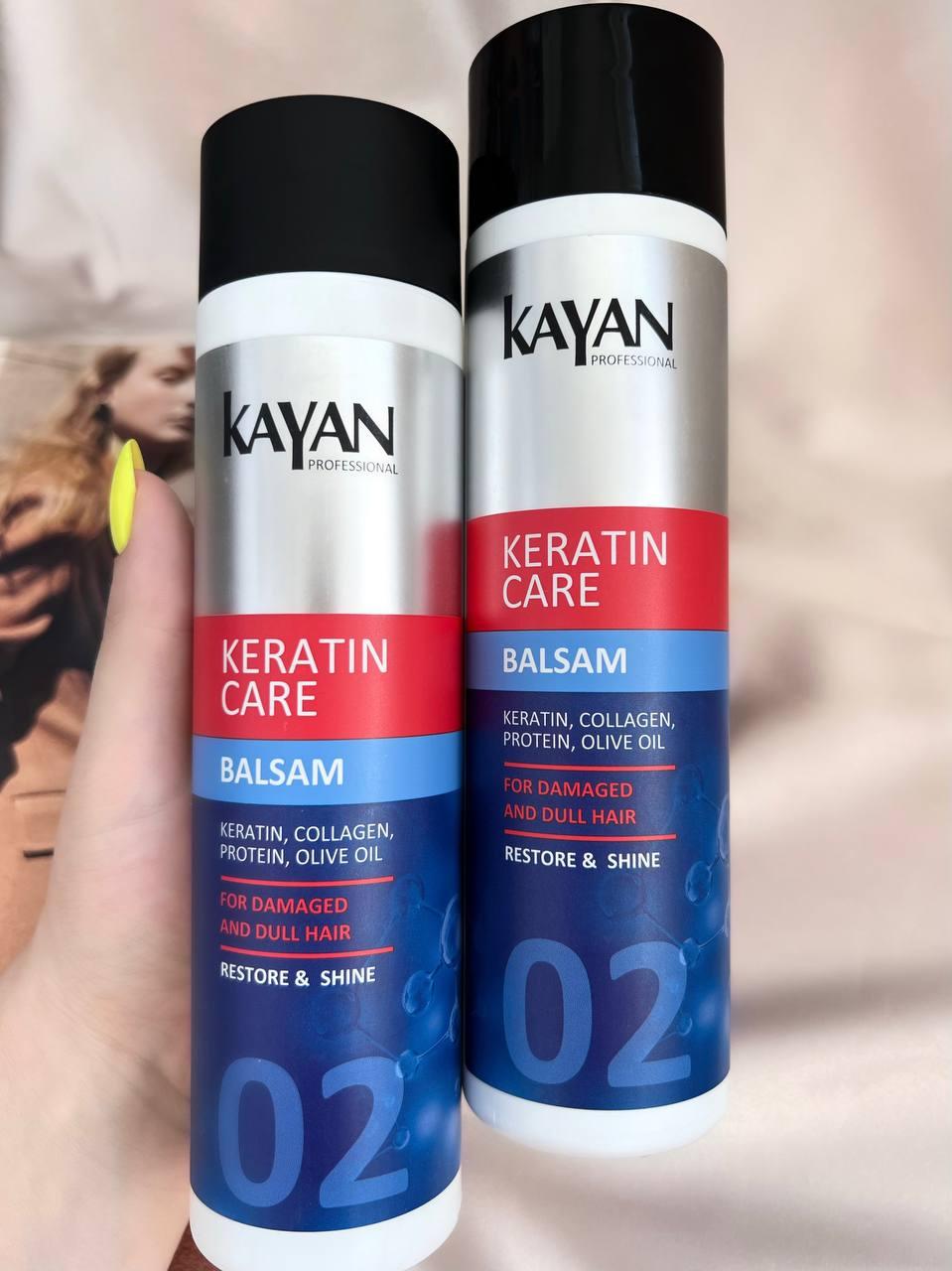 Бальзам для пошкодженого та тьмяного волосся Kayan Professional Keratin Care, 250 мл