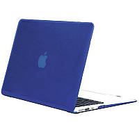 Чохол-накладка Matte Shell для Apple MacBook Air 13 (2018) (A1932) Синій / Peony blue