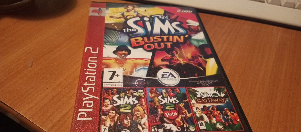 Ігри на Ps2 Sims 4 в 1 на 2 дисках