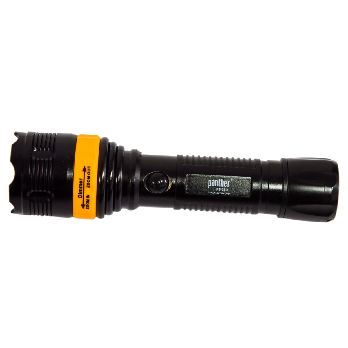 Ліхтарик на батарейках Panther PT-2516 Жовтий, потужний світлодіодний лед ліхтарик, фото 1