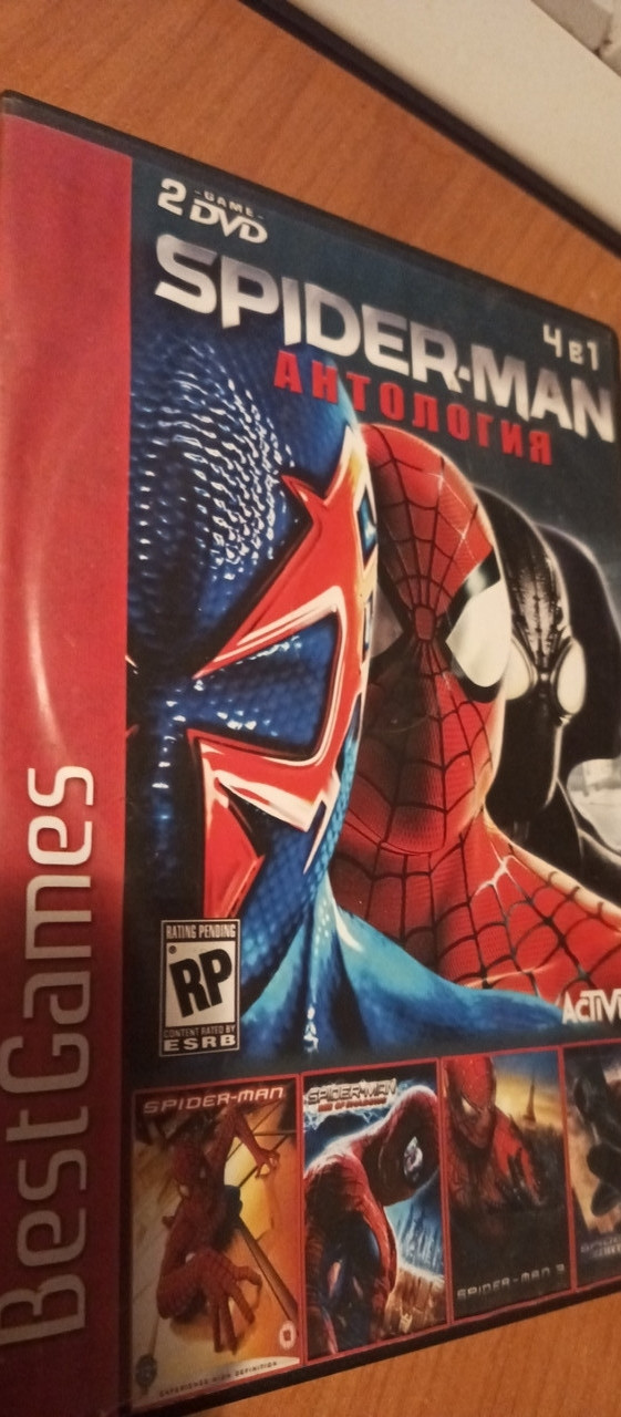 Ігри на PS2 4 в 1 набір із 2 дисків Spider-manантологія