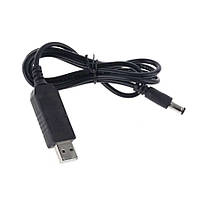Повышающий USB-преобразователь 5V 12V кабель USB-A DC 5.5x2.1