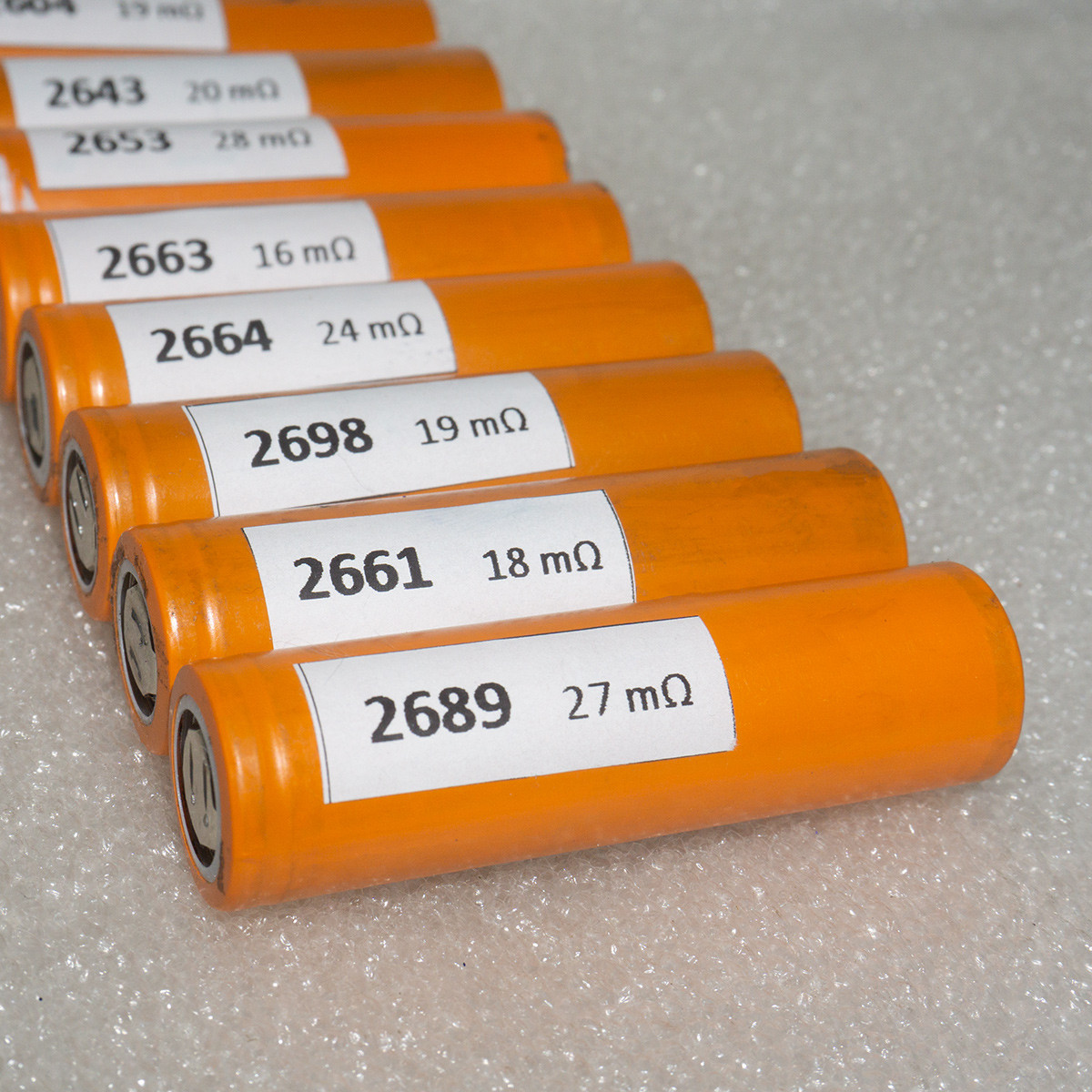 Б/в Акумулятор високотоковий 18650 CHY18650/2500mAh 3.7V 2600-2700 mAh 2020-2021 рік для повербанков, ліхтариків