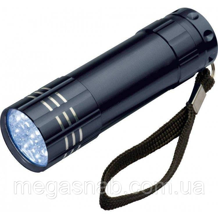 Ліхтарик 9 LED різнокольоровий на батарейках, фото 1