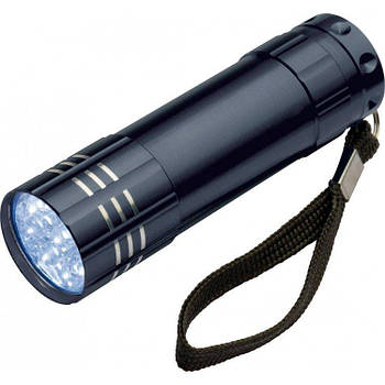 Ліхтарик 9 LED різнокольоровий на батарейках