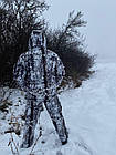 Зимовий костюм тактичний білий ліс до - 15 °C, фото 10