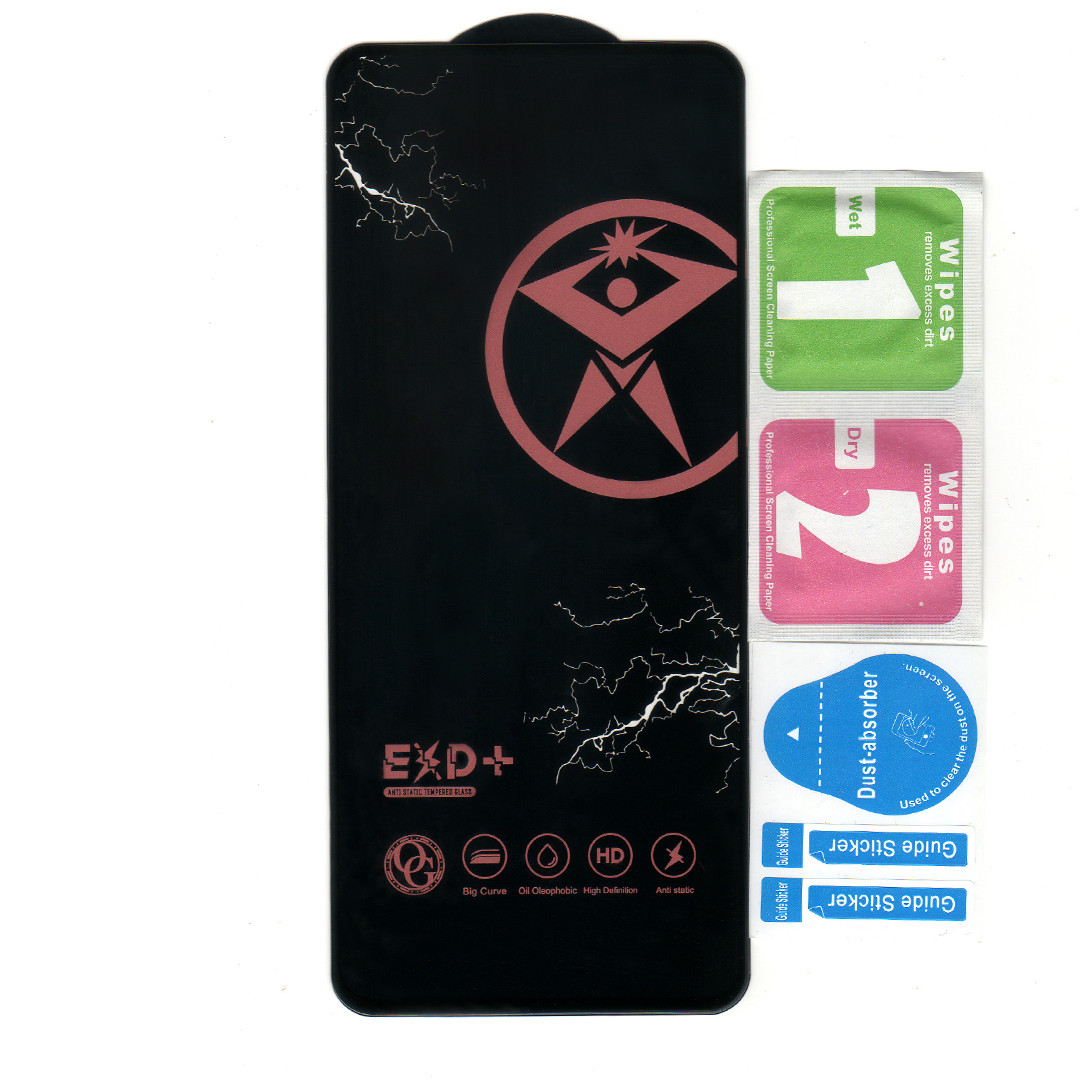 Захисне скло ESD для Motorola G60 (xt2135) | Full Glue | Big Curve | Anti-static