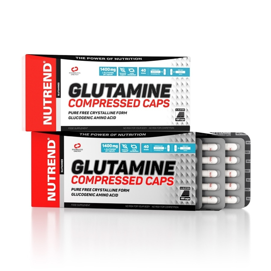 L-глутамін Glutamine Compressed Caps (120 капс.) Nutrend