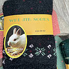 Шкарпетки жіночі теплі з вовни ангорського кролика р.36-42 (пачка 5 шт.) Візерунки, фото 5