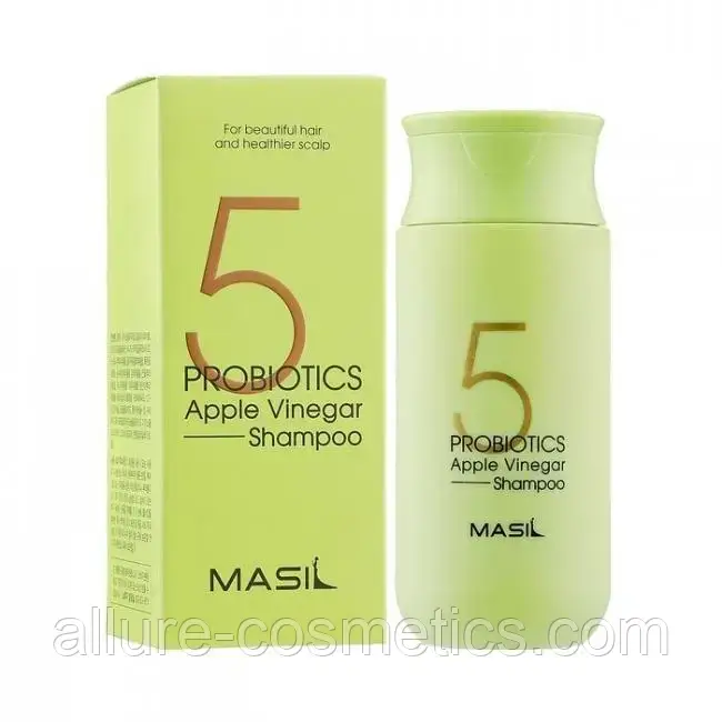 Шампунь для волосся проти лупи з яблучним оцтом Masil 5 Probiotics Apple Vinegar Shampoo 150ml