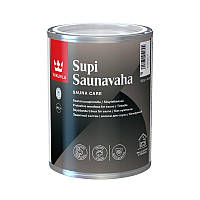 Tikkurila Supi Saunavaha - колеруемый защитный состав с воском для сауны (База EP), 0,9 л