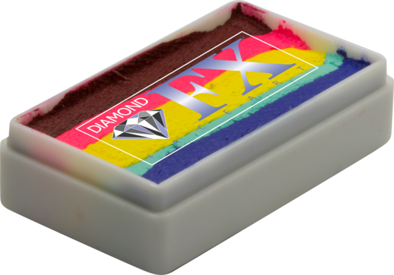 Аквагрим Diamond FX cплит кейк 28 g REAL RAINBOW