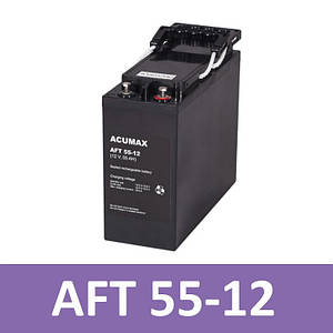 Акумуляторна батарея ACUMAX AFT 12 V 55 Ah/C10