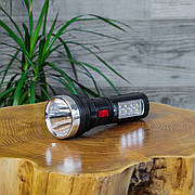 Кишеньковий ліхтарик світлодіодний акумуляторний 400 мА·год 1W + 8SMD