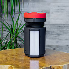 Світлодіодний ліхтар із двома акумуляторами по 2000 мА·год 5 W + 22 SMD Powerbank, фото 3