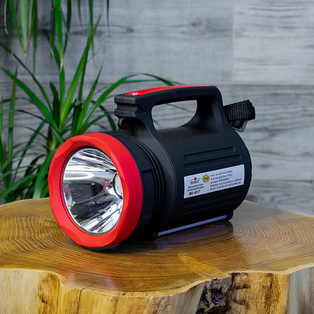 Світлодіодний ліхтар із двома акумуляторами по 2000 мА·год 5 W + 22 SMD Powerbank, фото 1