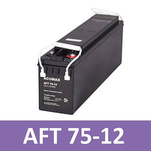 Акумуляторна батарея ACUMAX AFT 12 V 75 Ah/C10