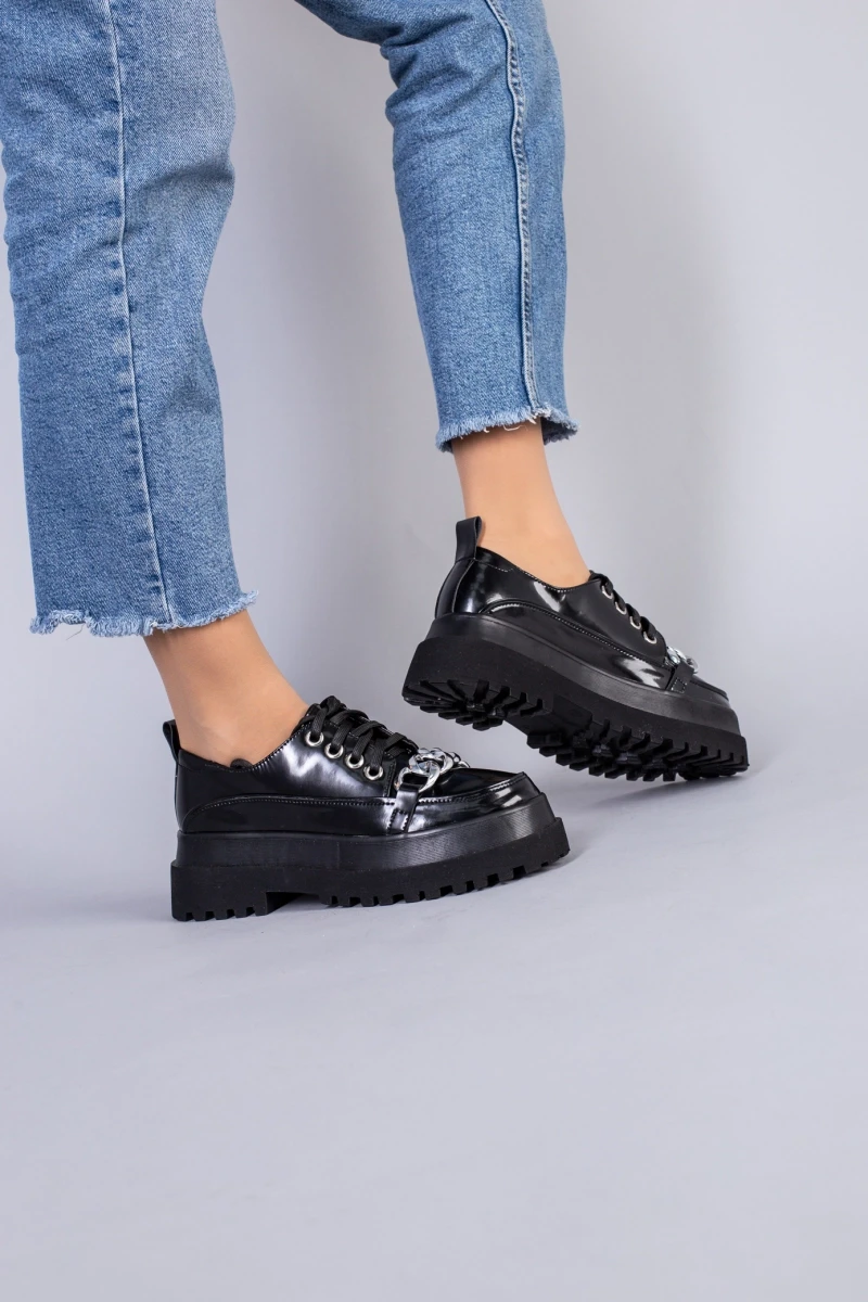 Жіночі демісезонні черевики ShoesBand Чорні натуральні шкіряні наплак всередині шкірпідкладка 41 (26,5 см) (S58111)