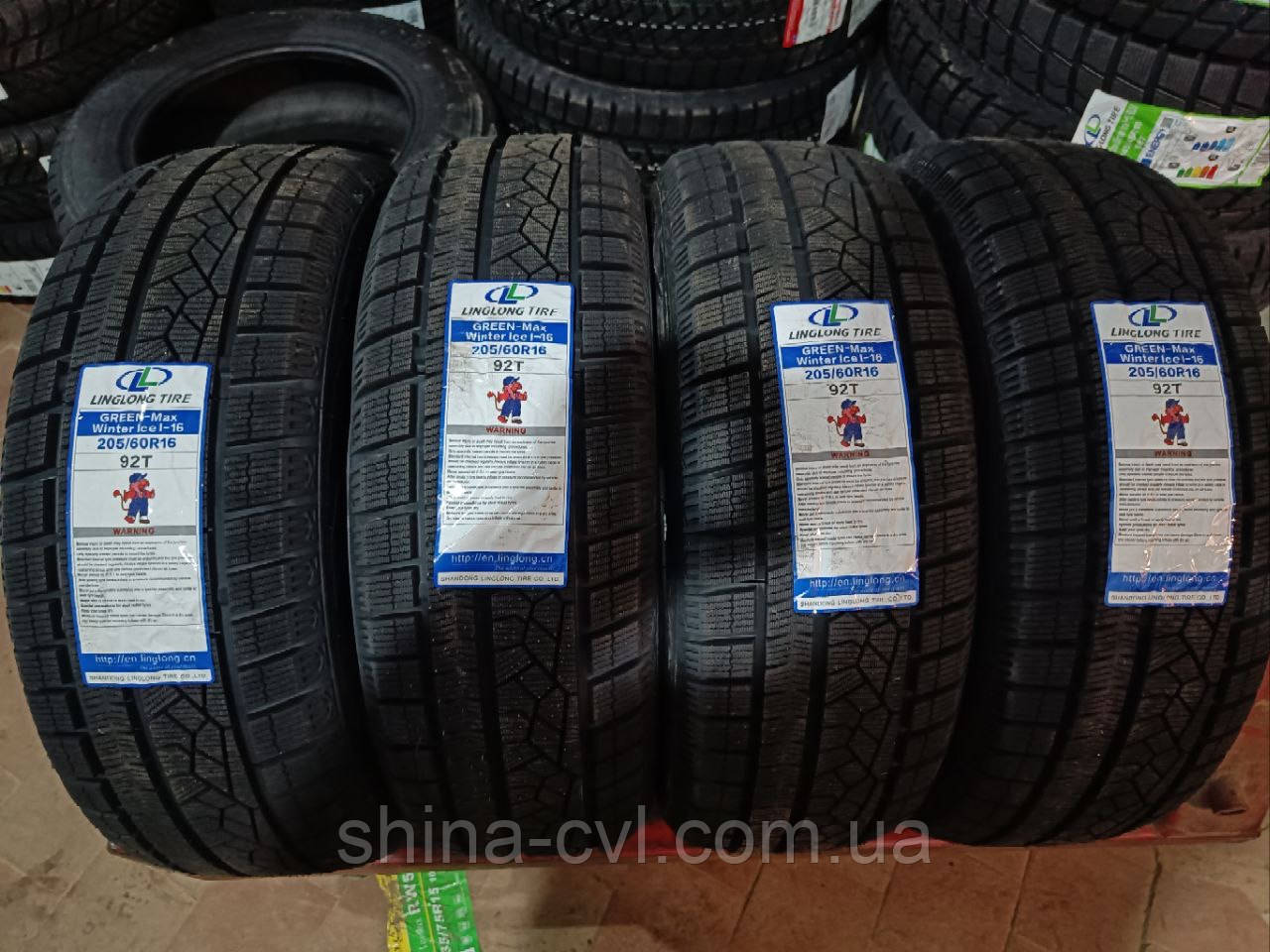 Зимові шини 205 60 R16 92T LINGLONG GREEN-MAX WINTER ICE I-16