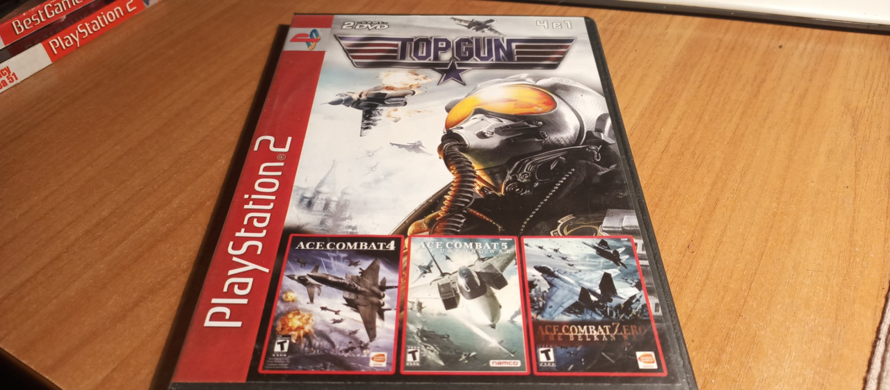 Игры на PS2 4 в 1 на 2х дисках Ace combat - фото 1 - id-p1729285305