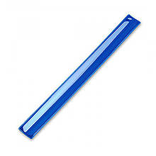 Світловідбиваючий браслет флікер, синій, 30 см