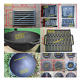 Плита чавунна пічна 41х71 грубу, барбекю, мангал, фото 8