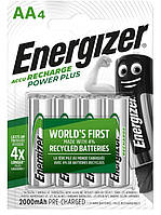 4 АККУМУЛЯТОРА ENERGIZER R6/AA NI-MH 2000 мАч