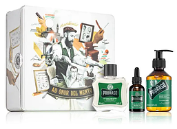 Набір для бороди Proraso Refresh в металевій коробці (шампунь, бальзам і масло) (11001026)