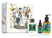 Набор для бороды Proraso Refresh в металлической коробке (шампунь, бальзам и масло)