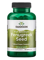 Экстракт семян пажитника (Fenugreek) от Swanson Premium, 610мг, 90 капсул