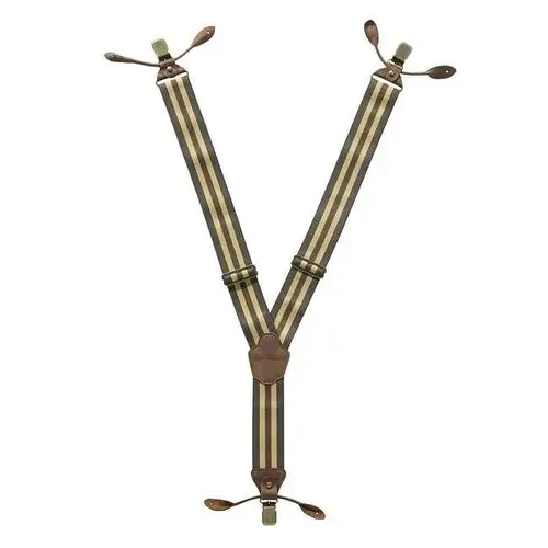 Подтяжки мужские KWM, Германия 110 на 2,5 см коричневые 880028, фото 1