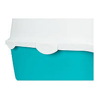 Закритий Туалет для котів Trixie "Vico" 40x40x56 см. Бірюзовий Лоток для котів Німеччина, фото 4