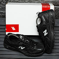Мужские кроссовки New Balance 530 (чёрные) низкие спортивные кроссы демисезон 2027 топ 46