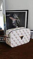Женская сумка клатч Guess The Snapshot Bag White V2(белая) torb0047 стильная красивая сумочка на длинном ремне