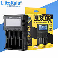 Зарядное устройство LiitoKala Lii-PD4 сетевое для 1-4 АКБ 18650 21700 26650 16340 18500 AA AAA зарядка ЗУ